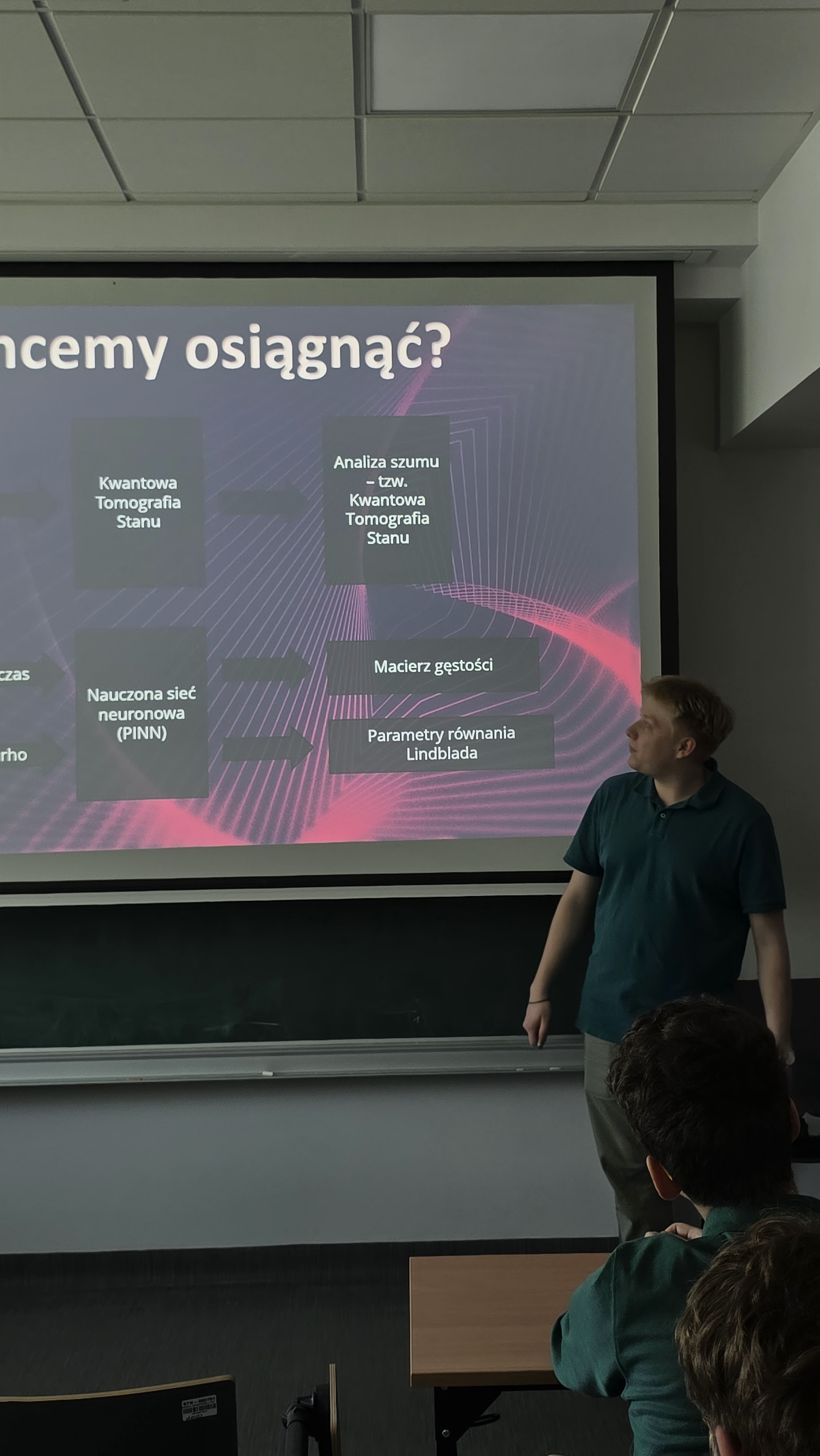 Igor tłumaczy cele grupy Qubit Software