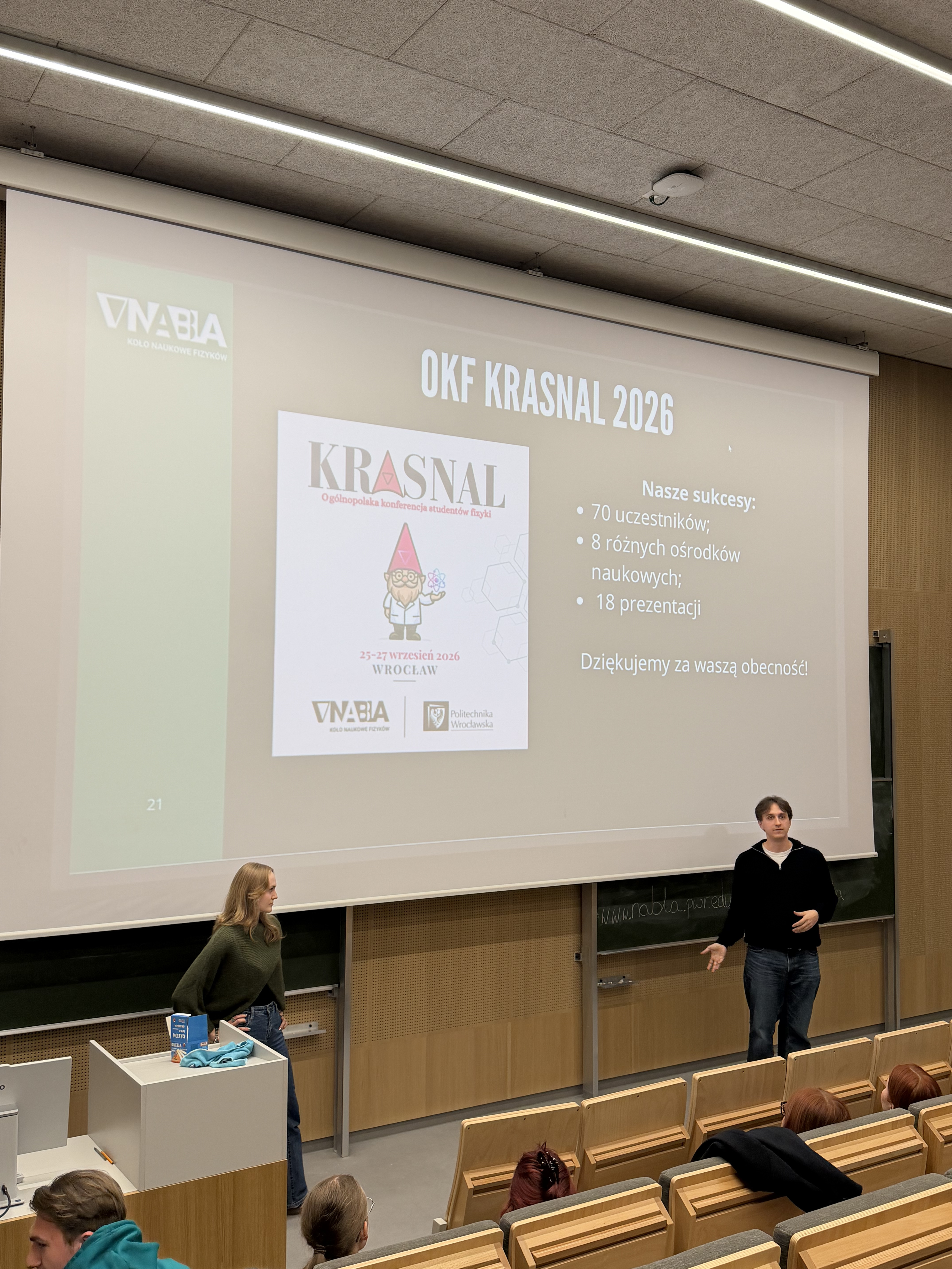 Weronika oraz Hubert zachęcają do uczestnictwa i organizacji nastepnego KRASNALa